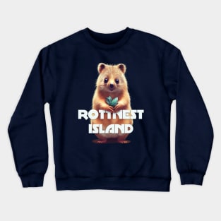 Rottnest Island Quokka Crewneck Sweatshirt